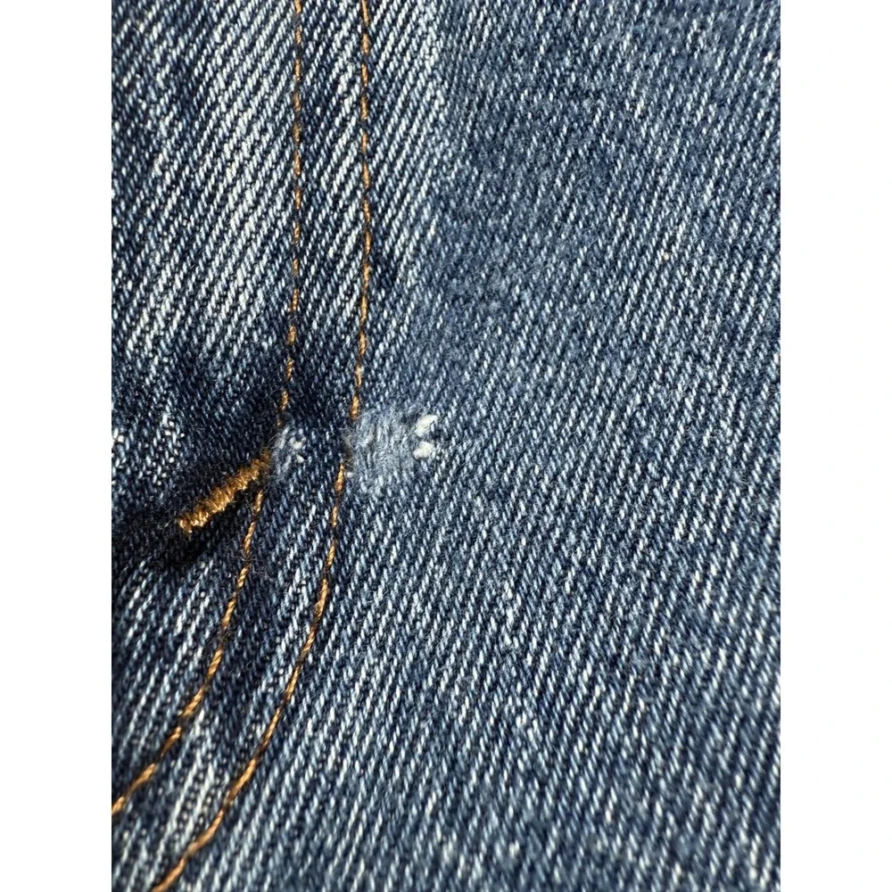 Levis 505 Jeans Mens 38x29 Blue Denim Straight Leg ‎ DadCore